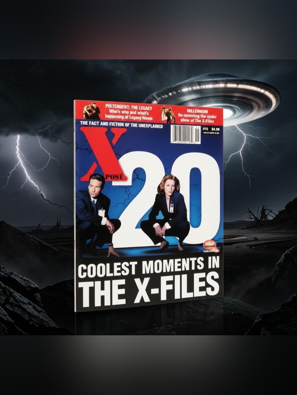 The X-FILES (X-POSE 20) #15 October 1997 Coolest Moments Issue Vintage Magazine